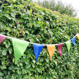 Waterproof bunting, brightly coloured outdoor bunting, 20 flags - approx 5 metres