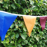 Waterproof bunting, brightly coloured outdoor bunting, 20 flags - approx 5 metres