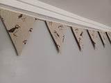 Puffins fabric bunting