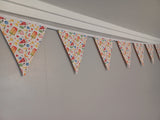 Fruit and Ice Lolly fabric bunting