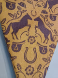 Horse theme fabric bunting,  equestrian decoration