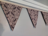 Horse theme fabric bunting,  equestrian decoration