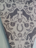 Horse theme fabric bunting,  equestrian decoration