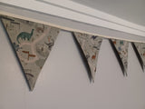 Dinosaur Theme Park fabric bunting