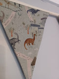 Dinosaur Theme Park fabric bunting
