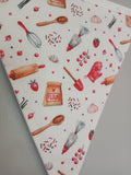 Baking fabric bunting, gift for Baker