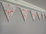 Baking fabric bunting, gift for Baker