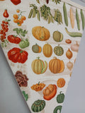 Vegetables fabric bunting
