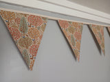 Pretty trees and animals fabric bunting