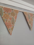 Pretty trees and animals fabric bunting