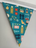 Great outdoors fabric bunting