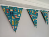 Great outdoors fabric bunting