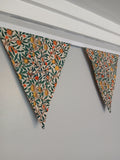 Fruit fabric bunting, William Morris, Pomegranate and Lemon