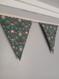 William Morris Persian fabric bunting
