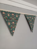 William Morris Persian fabric bunting
