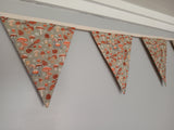 Mushroom and Toadstool fabric bunting