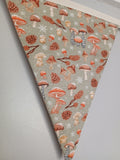 Mushroom and Toadstool fabric bunting