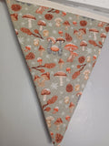 Mushroom and Toadstool fabric bunting