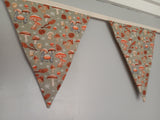 Mushroom and Toadstool fabric bunting