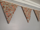 Mushroom and Toadstool fabric bunting