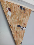 Gundogs fabric bunting,  country life home decor