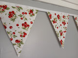 Cherry fabric bunting
