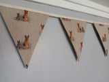 German Shepherd fabric bunting.