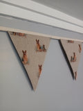 German Shepherd fabric bunting.