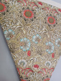 Corncockle Flower William Morris fabric bunting