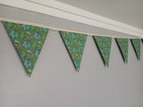 Golden Lily William Morris fabric bunting,