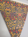 Violet and Cornflower fabric bunting,  William Morris
