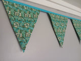 Anemone William Morris fabric bunting