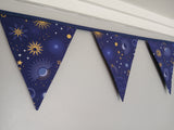 Celestial Fabric Bunting