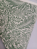 Larkspur fabric bunting by William Morris