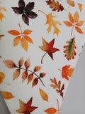 Autumn leaves fabric bunting