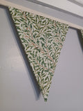 Willow fabric bunting, William Morris