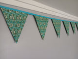 Anemone William Morris fabric bunting