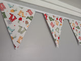 Wellies fabric bunting