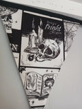 Halloween bunting, fabric decorations, approx 2.5 metres