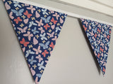 Butterflies fabric bunting