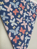 Butterflies fabric bunting