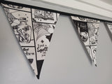 Halloween bunting, fabric decorations, approx 2.5 metres