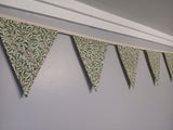 Willow fabric bunting, William Morris