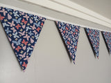 Butterflies fabric bunting