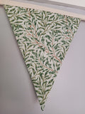 William Morris fabric bunting
