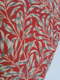 Red Willow Bough Fabric Bunting,  William Morris design