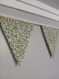 Willow fabric bunting, William Morris