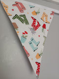 Wellies fabric bunting