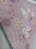 Fairy fabric bunting with dandelion clocks