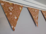 Fairy fabric bunting with dandelion clocks